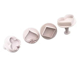 POKER SYMBOLS PLUNGER CUTTERS 4 PCS